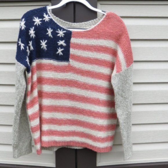 Ekklesia Sweaters - ekklesia Venus USA Flag Sweater